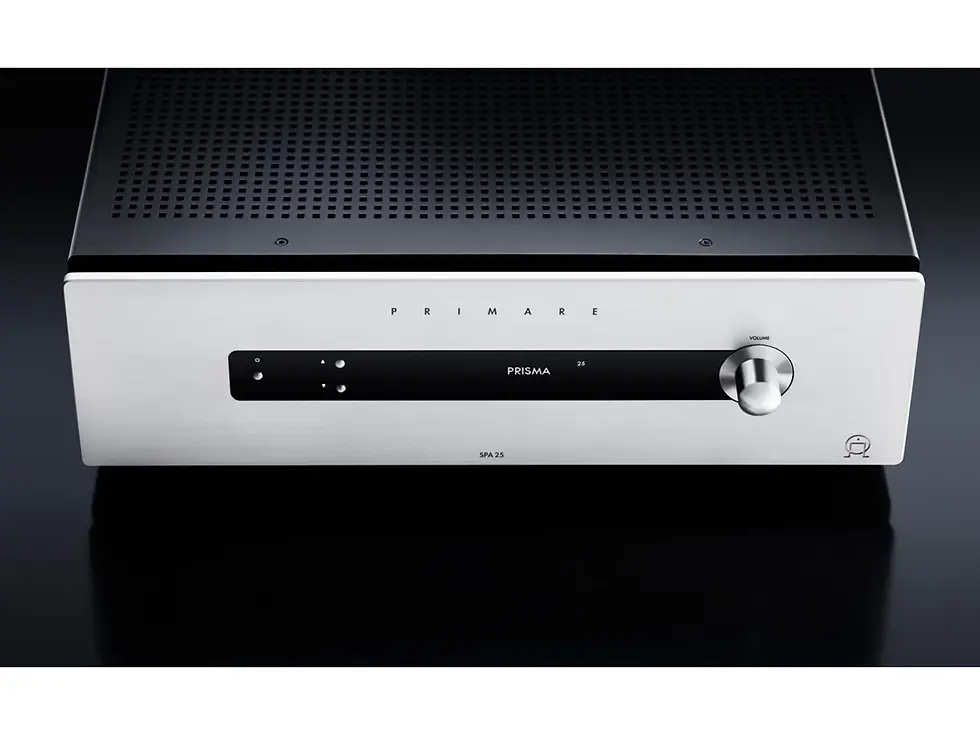 Thumbnail: Primare SPA25 Prisma front panel display minimalist Scandinavian hi-fi home cinema amplifier design