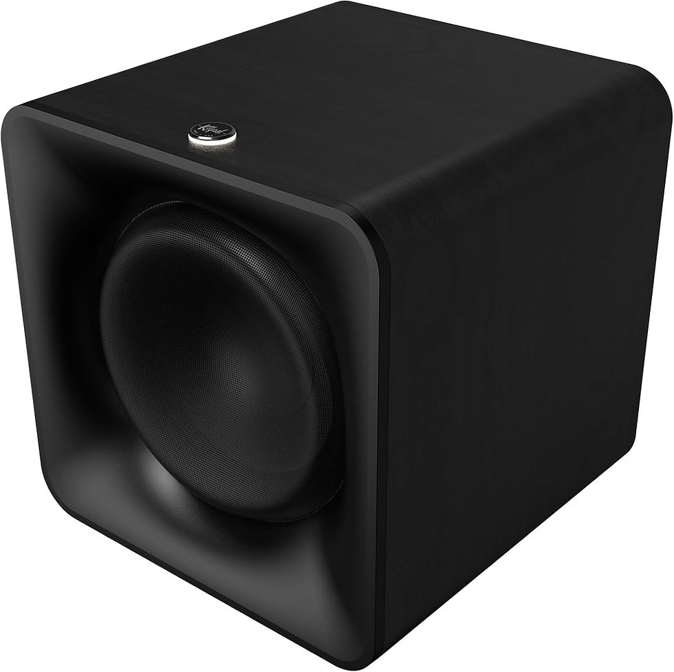 Klipsch Flexus Sub 100 wireless subwoofer front angled view