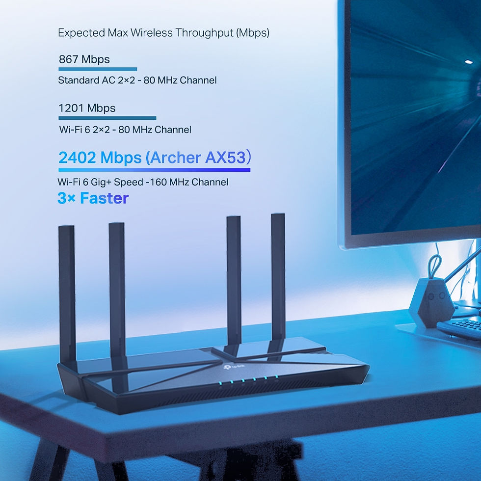Miniature : Tp-link AX3000 Dual Band Gigabit Wi-Fi 6 Router (Archer AX53)