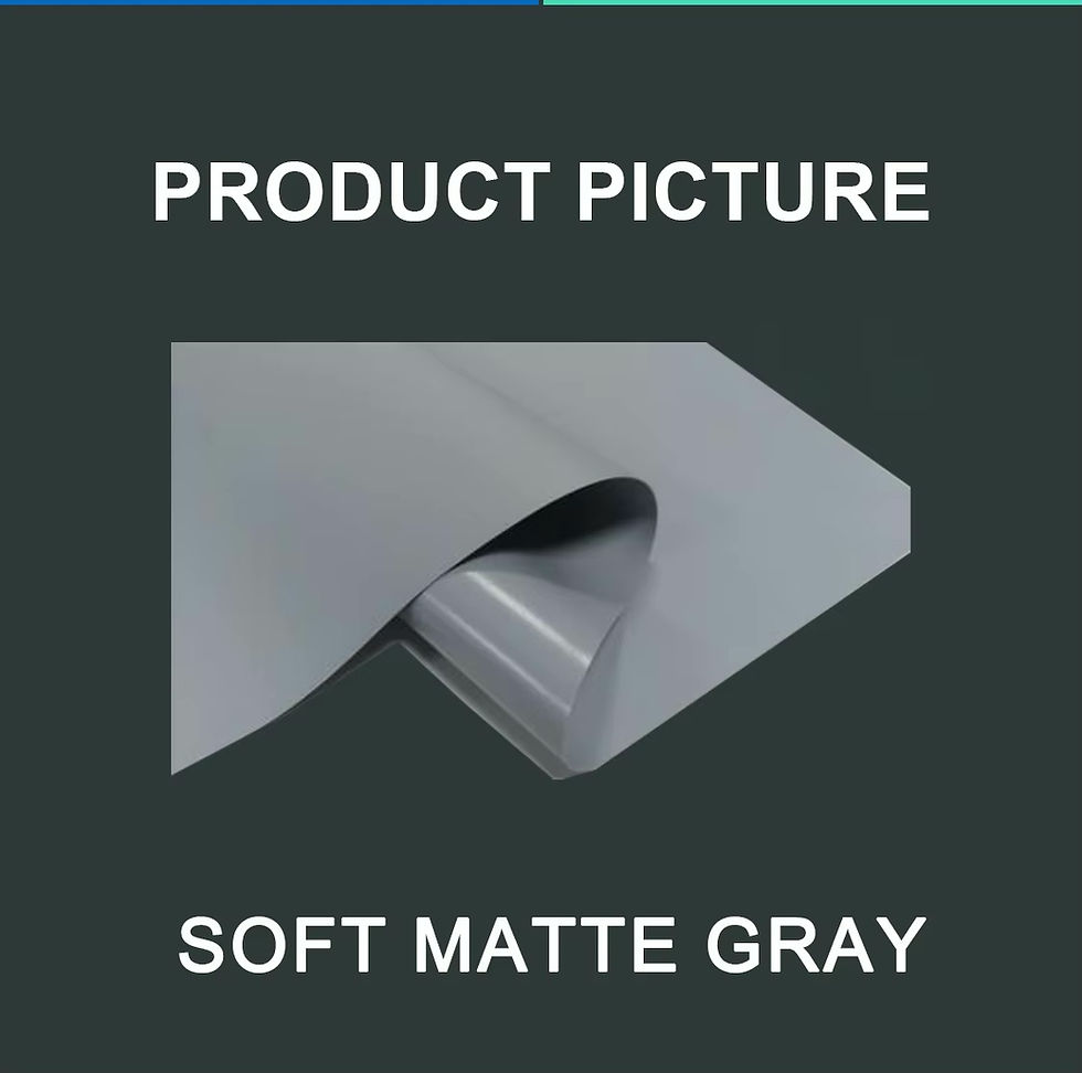 Thumbnail: WP 100/120-Inch Soft Matte Gray Fixed Frame Projection Screen 4K UHD