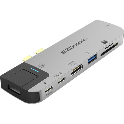 EZQuest 8-Port USB Type-C Multimedia Hub with Power Delivery 3.0
