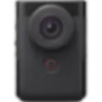 Canon PowerShot V10 Advanced Vlogging Kit Black with camera, cage, pouch, lens cap and windshields.
