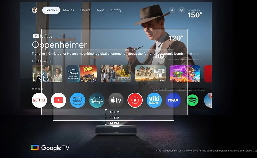 Miniature : Formovie Cinema Edge Google TV – 4K Ultra Short Throw Laser Projector