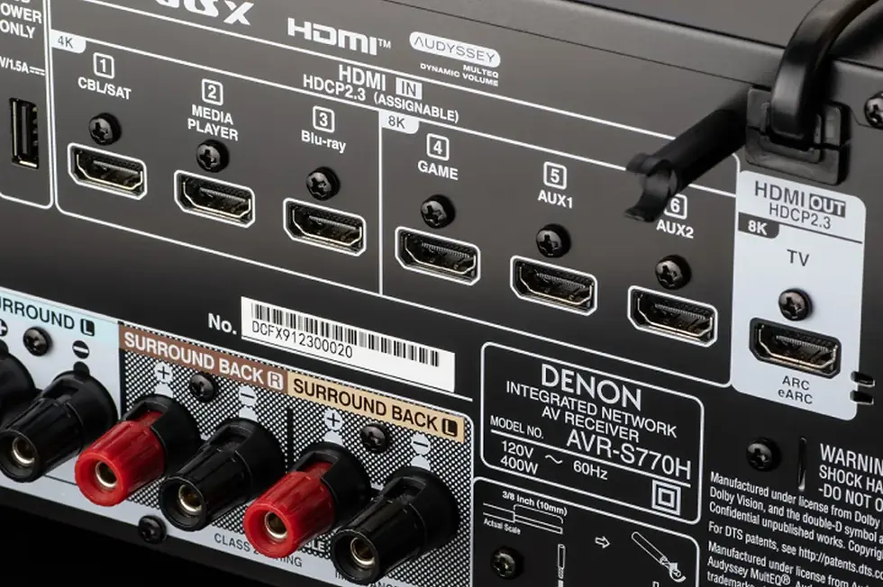 Thumbnail: Denon AVR-S770H Home Theater Receiver