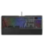 Vertux Toucan mechanical wired gaming keyboard with RGB lighting and detachable palm rest