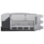 Miniature : MSI GeForce RTX 5090 VENTUS 3X OC graphics card video outputs with three DisplayPort ports and one HDMI port.