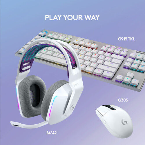 Miniature : Logitech G G733 LIGHTSPEED Wireless RGB Gaming Headset (Black/White)