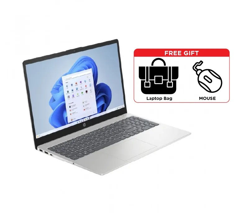 HP Laptop 15 B1XD1EA#BH5 with free laptop bag and mouse included, Intel Core i5, 16GB RAM and 512GB SSD laptop bundle