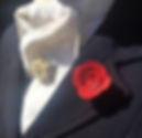 Leather Rose Lapel Pin