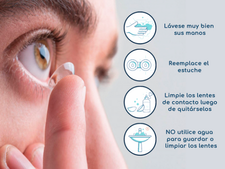 Consejos para el uso adecuado de lentes de contacto