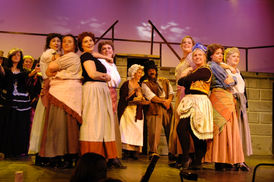 Photograph from Ruislip Operatic Society's production of Oliver! in London in 2006