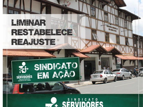 Liminar restabelece reajuste salarial dos Servidores de São Bento do Sul