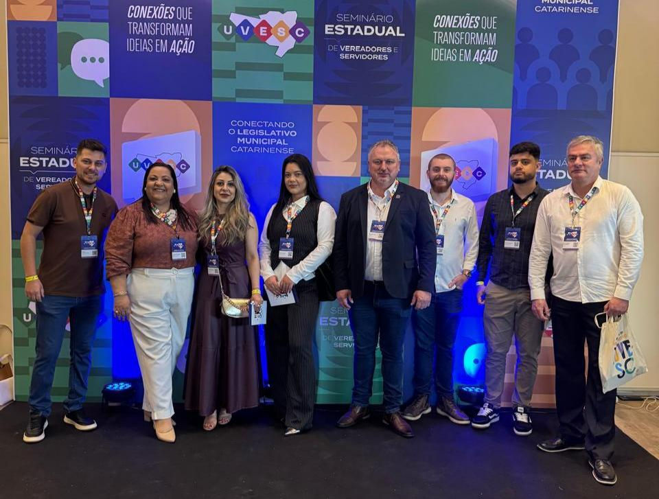 Câmara de São Bento do Sul participa de seminário promovido pela Uvesc