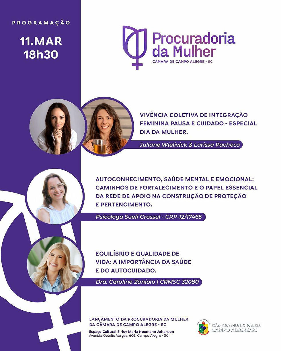 Procuradoria da Mulher -Um novo capítulo começa em Campo Alegre