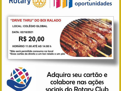 Rotary Club São Bento do Sul - Oxford realizará Drive Thru do boi ralado
