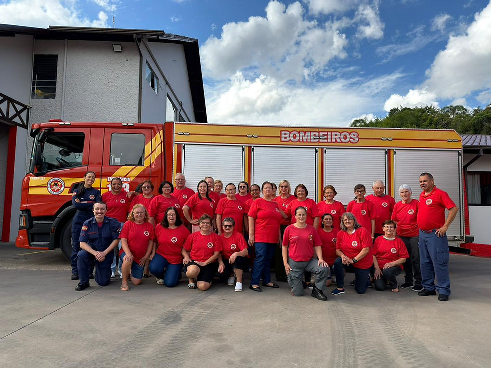Secretaria Municipal de Assistência Social prepara 2ª turma do Projeto Bombeiro Amigo 60+ em São Bento do Sul