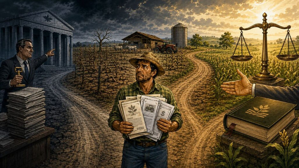 Banco decide ou a lei protege? Mudança no crédito rural abre nova batalha pela renegociação das dívidas;