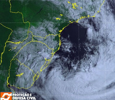 Defesa Civil emite boletim para SC