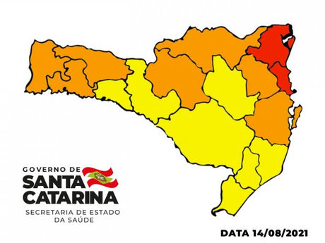 Coronavírus em SC: Matriz de Risco aponta apenas duas regiões em estado Gravíssimo