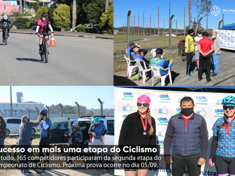 Mais uma etapa do Campeonato de Ciclismo