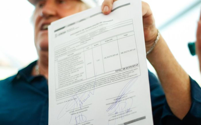 FARPAS - Pavan bate no peito e diz que obra do Morro do Encano é bancada por Camboriú