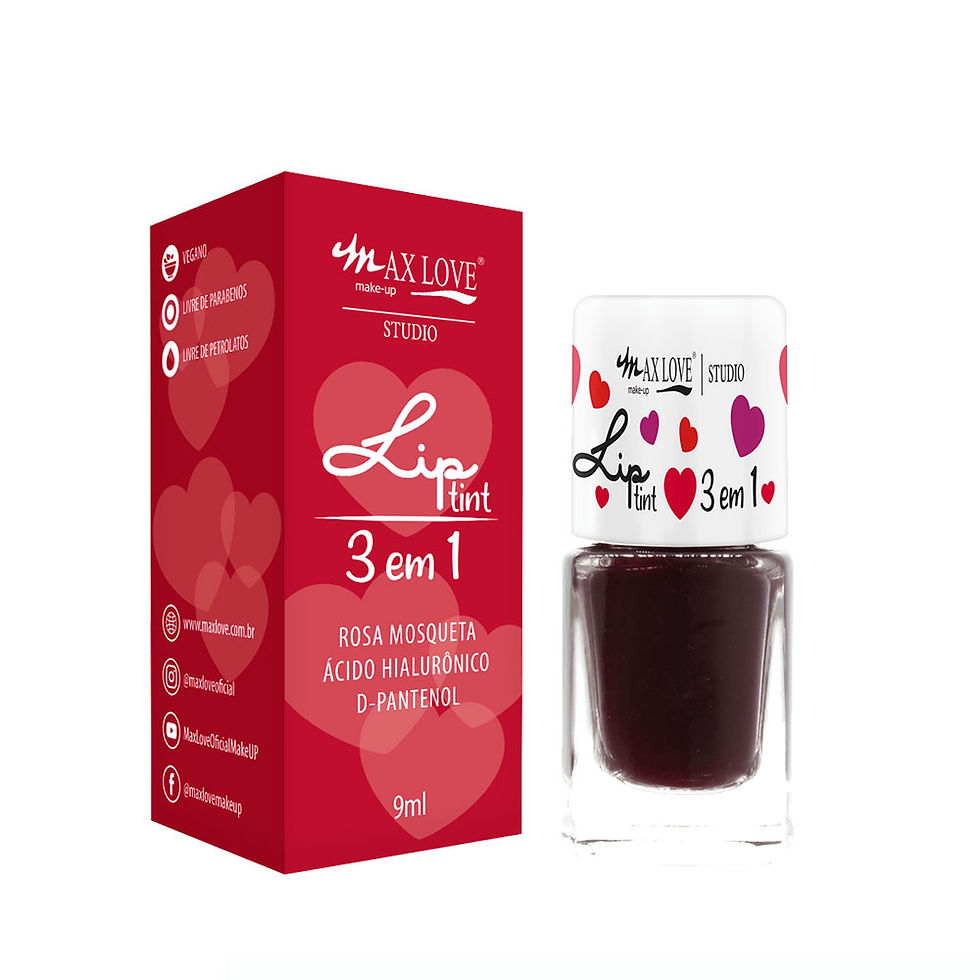 Miniatura: Lip Tint 3 em 1 Max Love Rosa Mosqueta + Ácido Hialurônico
