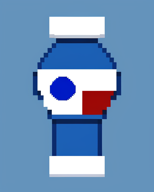3 - Korea In One Minimal Icon. Pixel Art