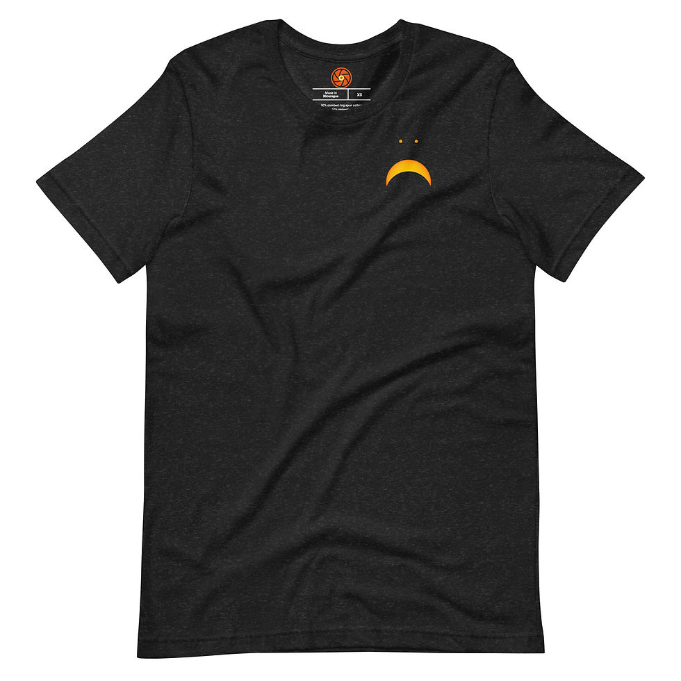 Thumbnail: Small Solar Frown Unisex T-shirt