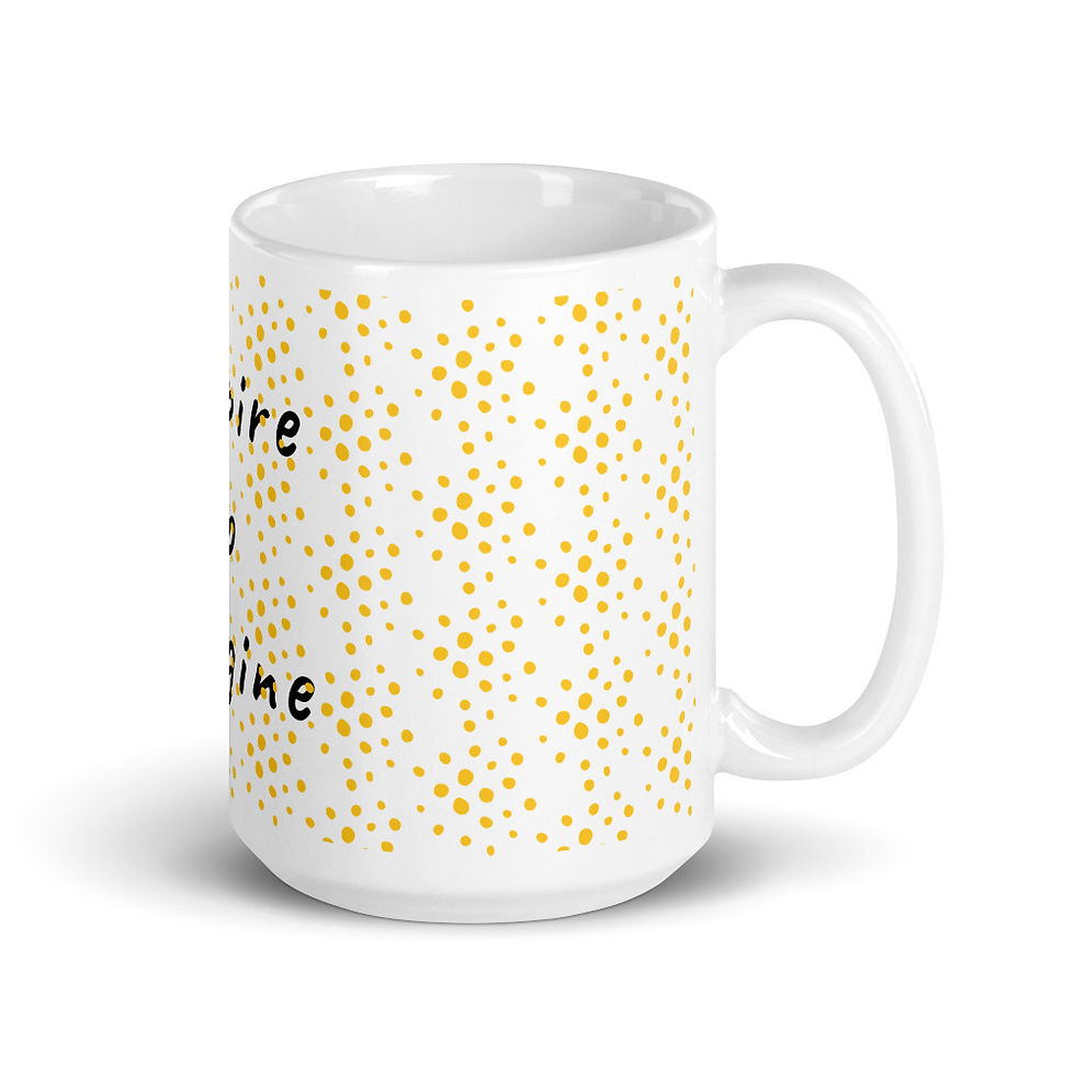 Thumbnail: Inspire to Imagine White Glossy Mug