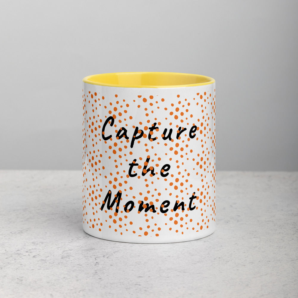 Capture the Moment Mug with Color Inside