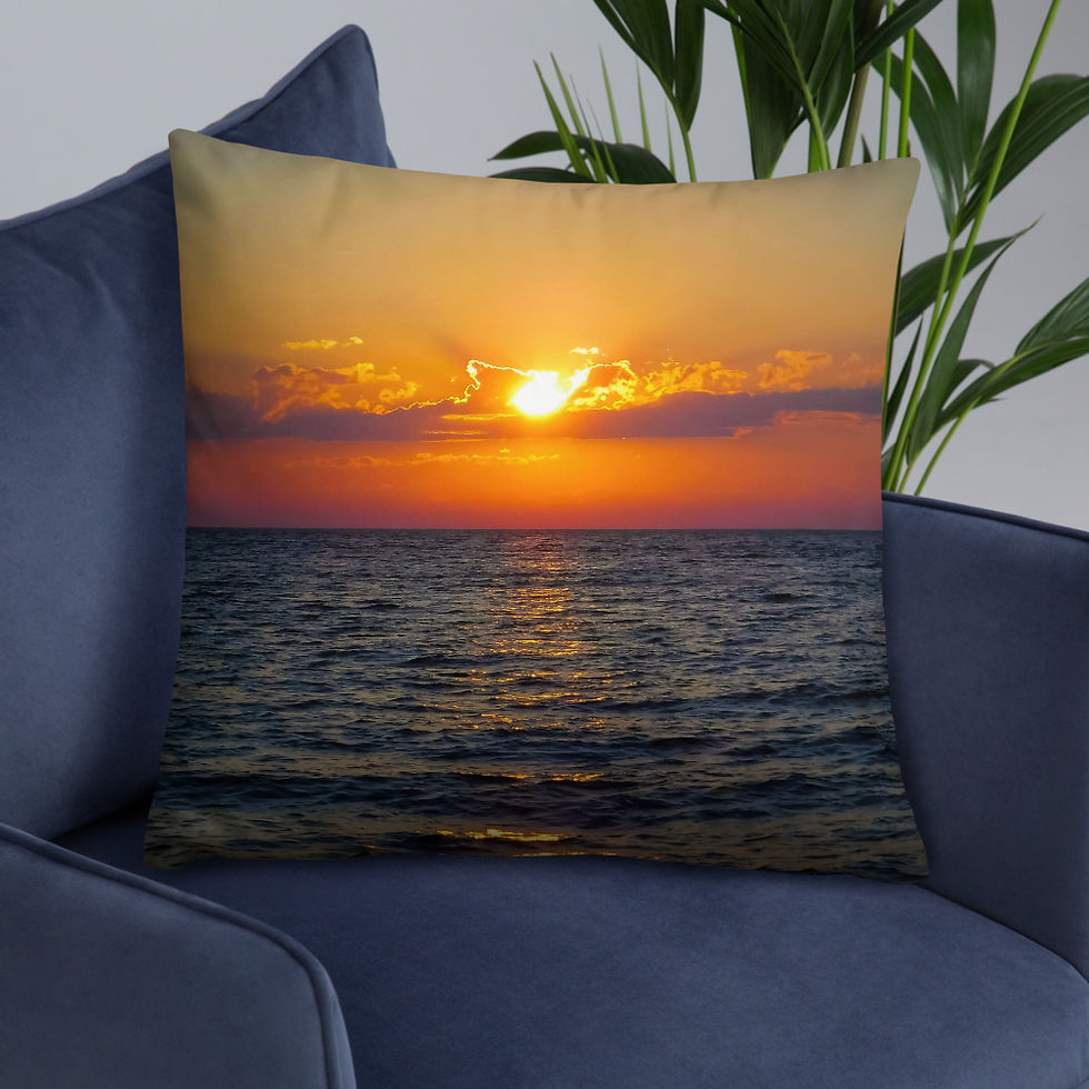 Thumbnail: Nantucket Sunset Pillow (2 Images, Front & Back)