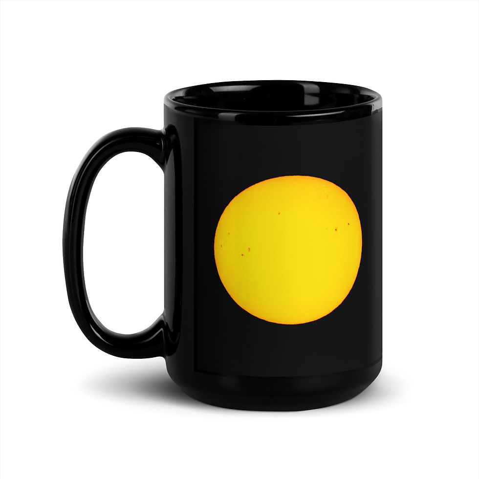 Thumbnail: Sol Black Glossy Mug I