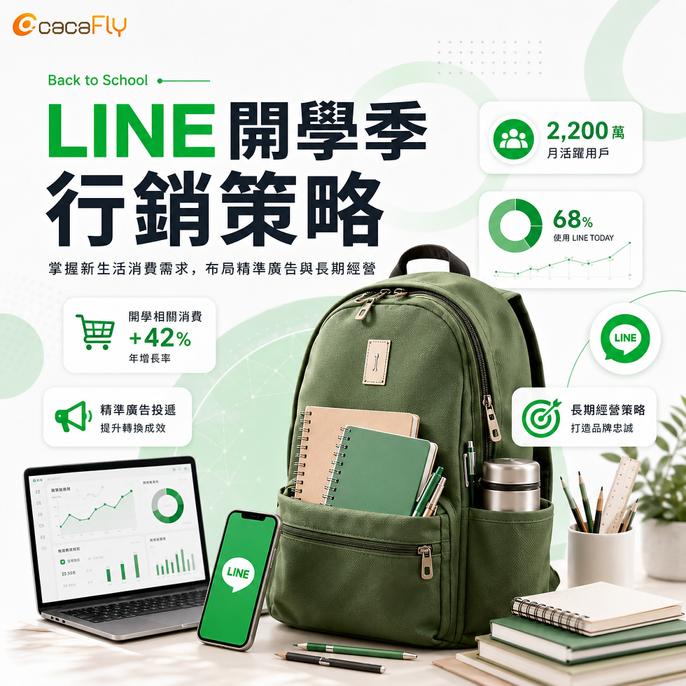 LINE 開學季行銷策略:掌握新生活消費需求,布局精準廣告與長期經營