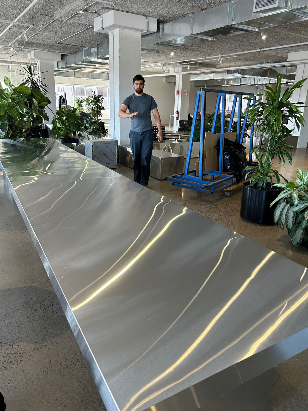 Custom made Stainless Steel table uMake Canada