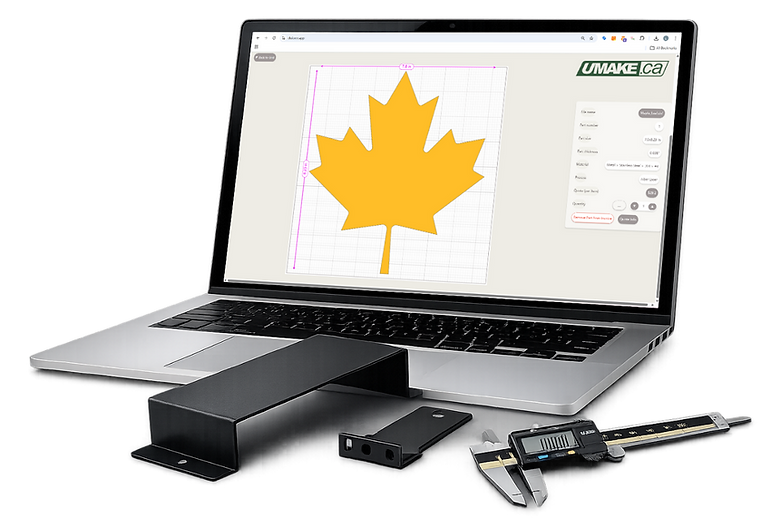 uMake Online Factory Instant Laser Cutting Canada