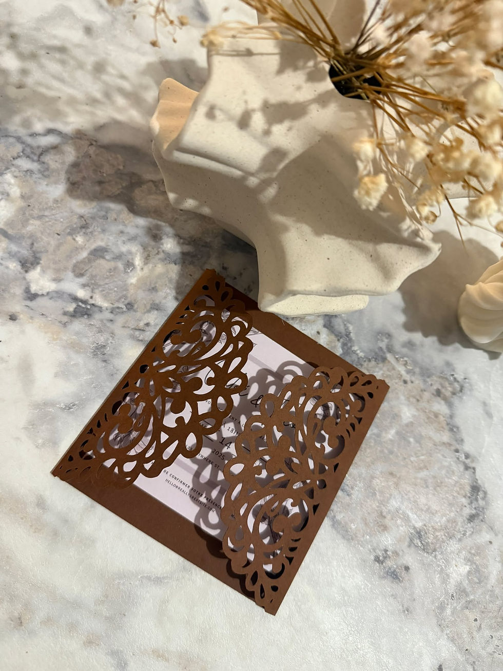 Miniature : Faire part collection "dentelle"