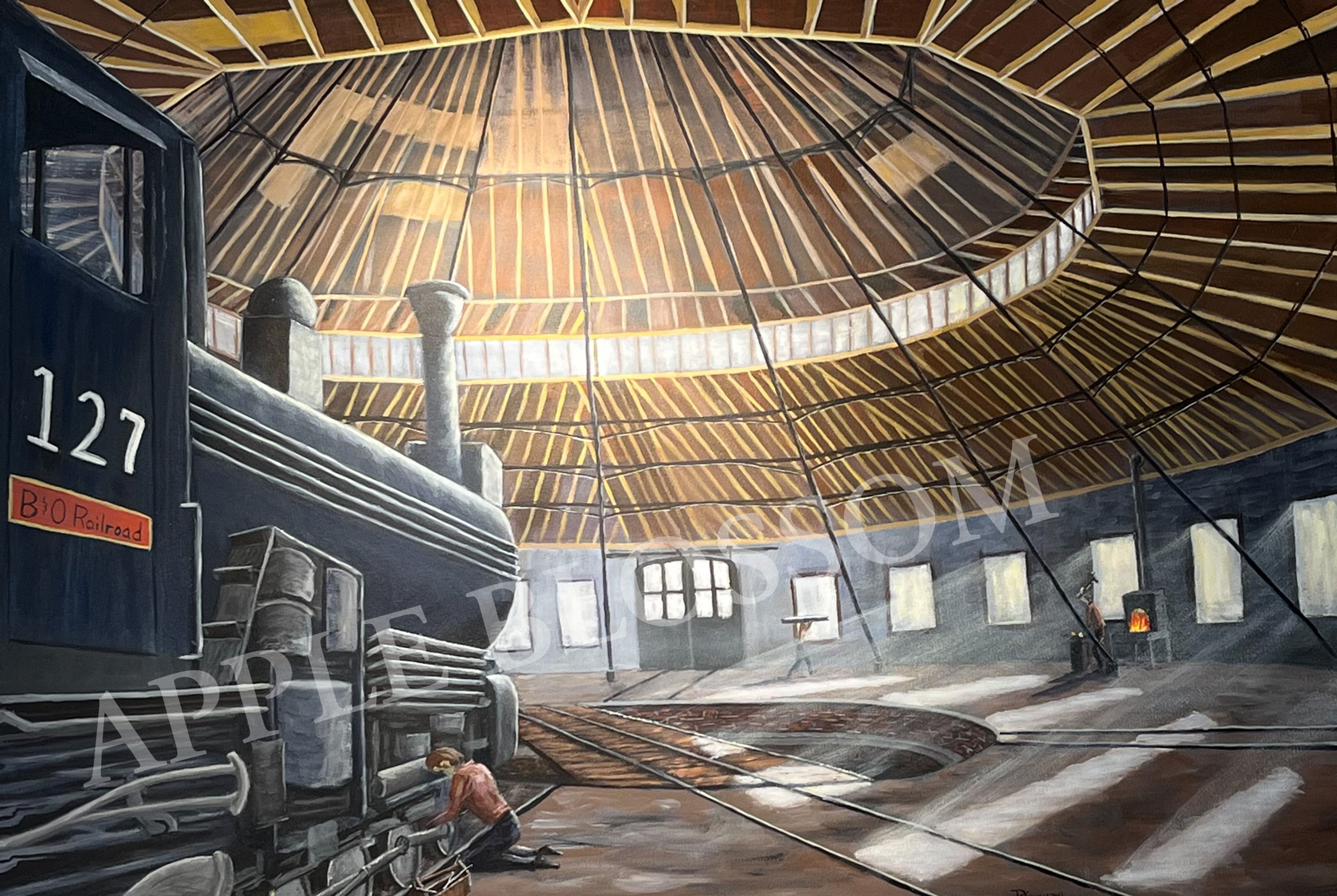 Martinsburg Roundhouse Interior