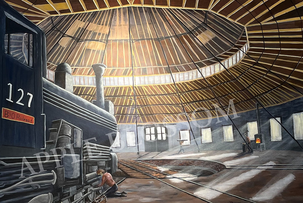 Martinsburg Roundhouse Interior