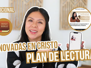 ✝️ 🤎 Renovadas en Cristo: Plan de lectura para explorar su resurrección | Junto a  @DianaBlanquel ​