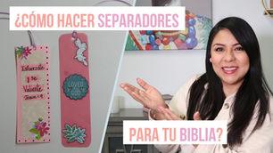 Manualidades | ✏️✂️ Separadores para biblia 📖 – Diana Blanquel