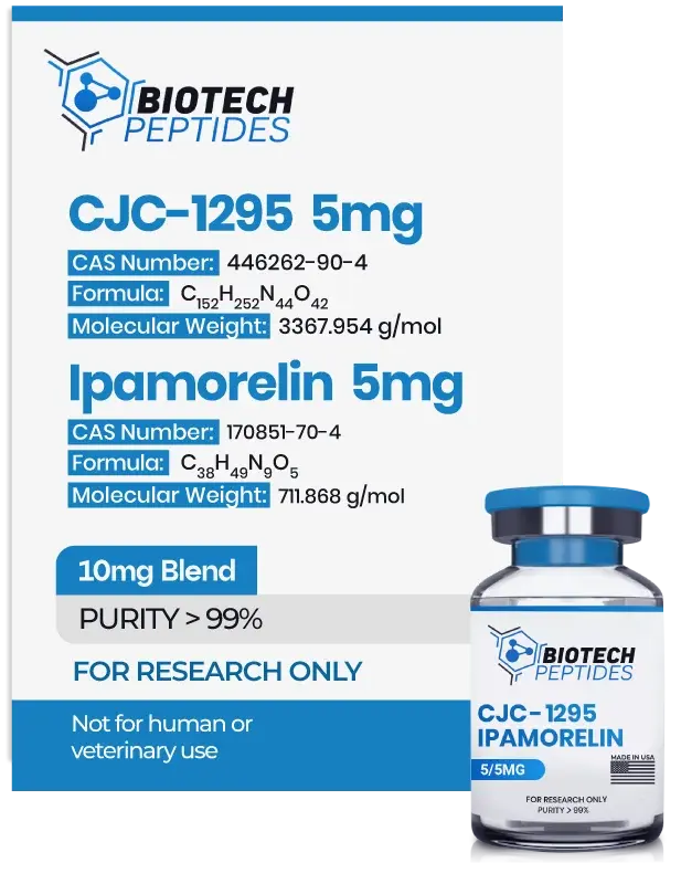 Kjøp CJC 1295 5 mg + Ipamorelin 5 mg i Norge