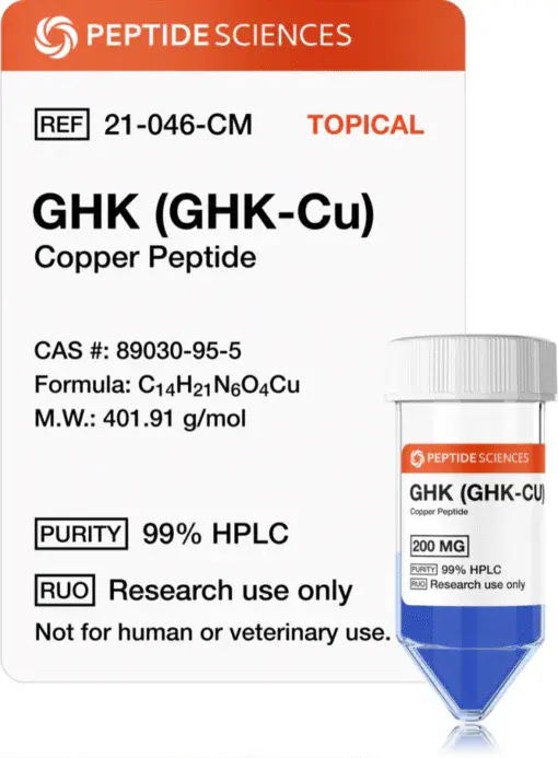 Kjøp GHK-Cu 200 mg (kopparpeptid) (topisk) i Norge