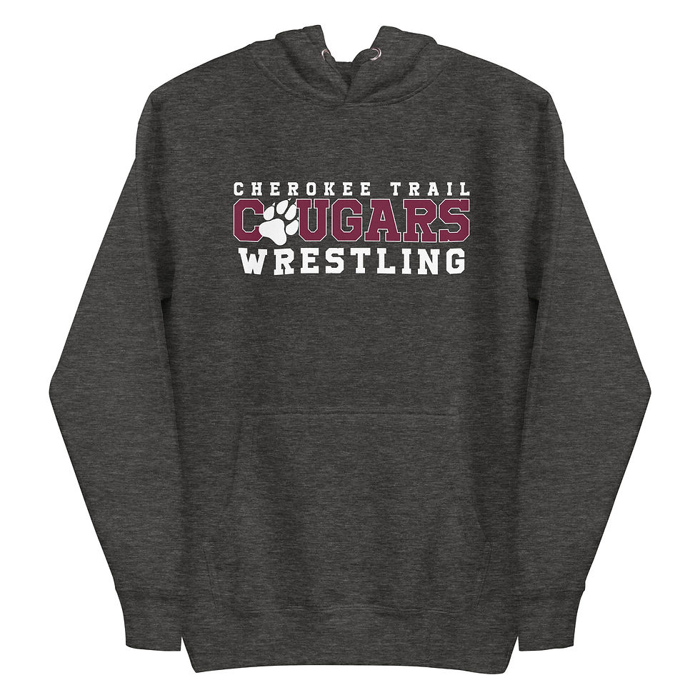 Thumbnail: Unisex Hoodie - Bold Burgundy Lettering