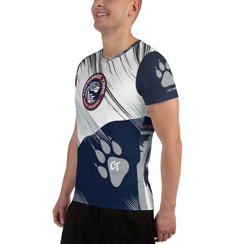 Thumbnail: CT PARENT - All-Over Print Men's Athletic T-shirt