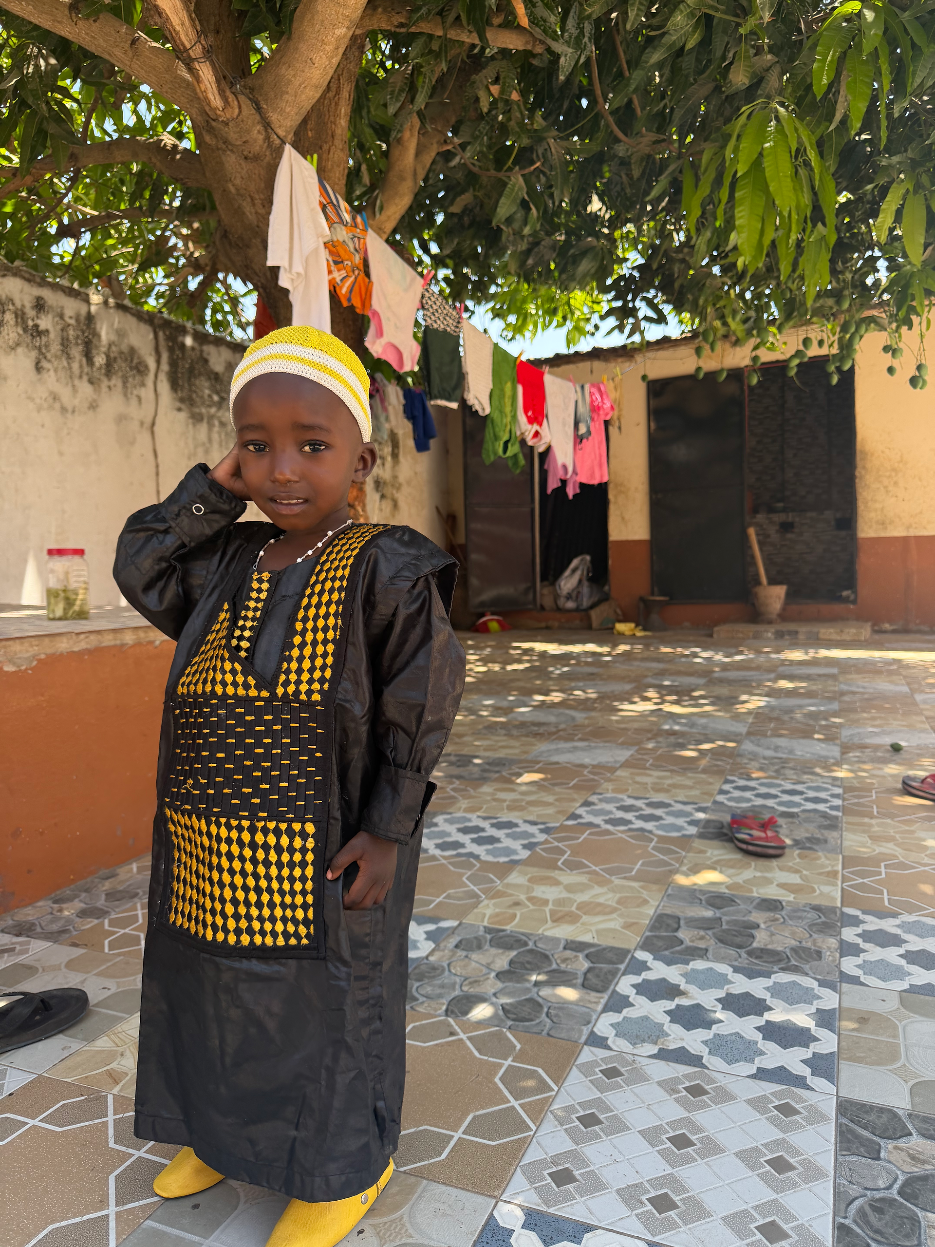 Muhammed ready for Friday prayer