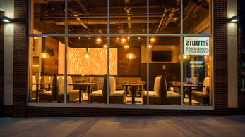 Modern Greek restaurant - Rilievo Architectural surfaces and parametric seating and walls by Philip shikhess