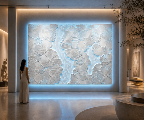 Luminous Bloom  - Rilievo  by Philip Shikhess- Gallery editionLuminous Void - Rilievo  by Philip Shikhess- Gallery edition