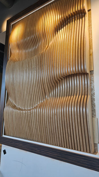 Modern Greek restaurant - Rilievo Architectural surfaces and parametric seating and walls by Philip shikhess