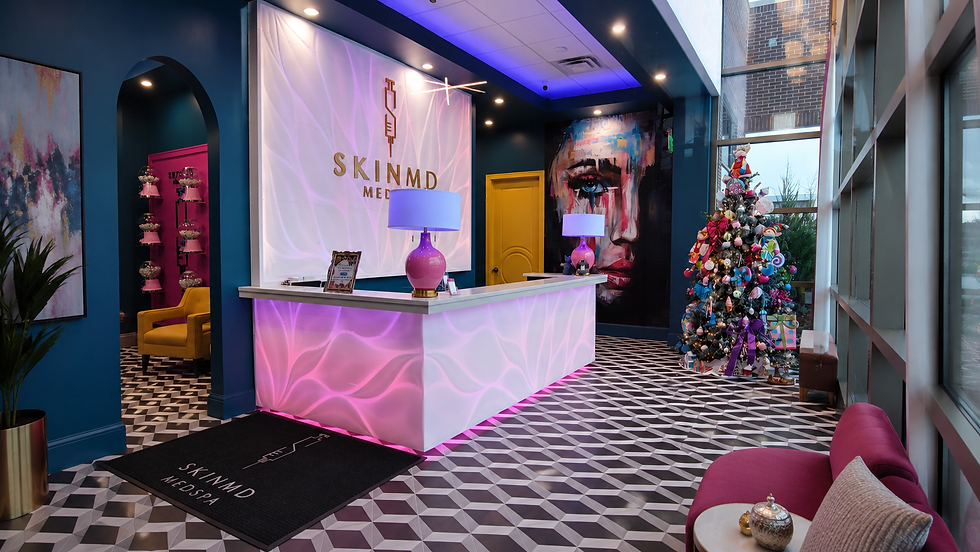 SkinMD Med SPA – Illuminated Wellness Reception Environment by Rilievo and Philip shikhess