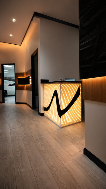 RILIEVO custom CNC architectural surfaces featuring illuminated relief walls, sculptural panels, hospitality interiors, and commercial design installations